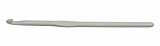 Картинка Крючок для вязания "Basix Aluminum" 15 см, алюминий, серый от магазина пряжи Ненапряжно