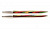 Картинка Спицы съемные "Symfonie" длиной 11.5 см для тросика 28-126см, ламинированная береза  KnitPro Индия от магазина пряжи Ненапряжно