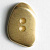 Картинка Пуговица золото, размер 18мм, металл, Dill, 310461/18-20 от магазина пряжи Ненапряжно