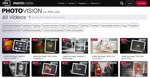 Образовательная платформа PhotoVision для фотографов в формате Netflix