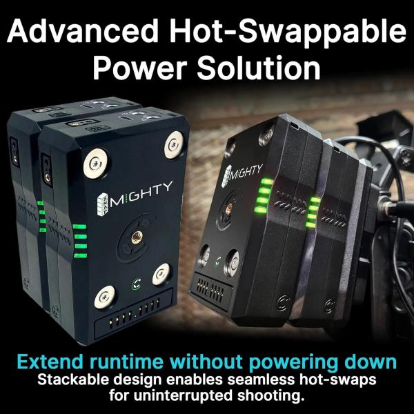 Аккумулятор Core SWX SNAP Mighty 45Wh крепится под камеру на магните