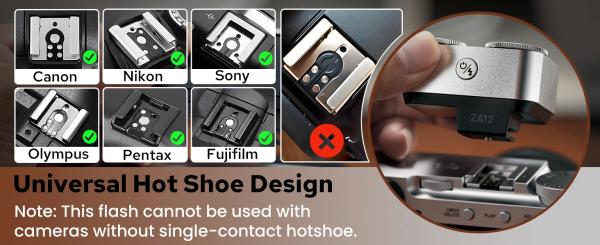 Компактная вспышка ZA12 стоимостью всего $50