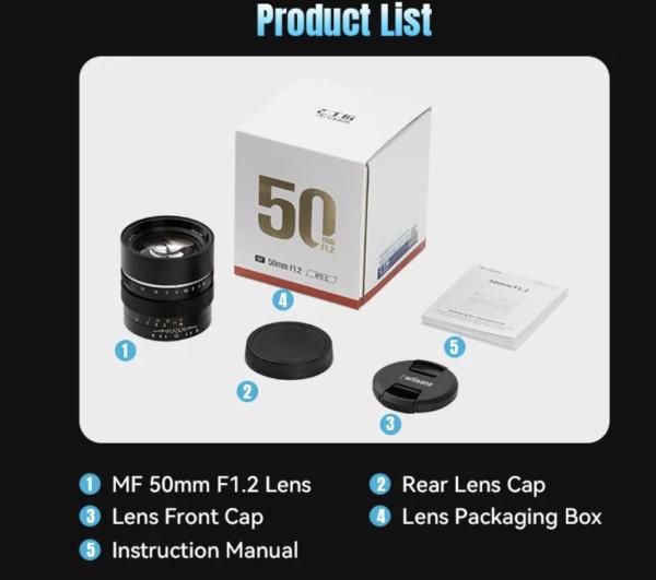 Новый 7Artisans MF 50mm F/1.2 стоит дешевле, чем вы думаете