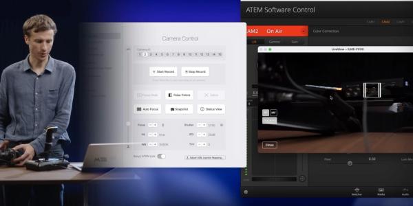 Камерами Sony теперь можно управлять через видеомикшеры Blackmagic ATEM
