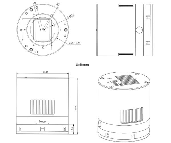 Новая астрокамера ZWO с полнокадровым сенсором от Panasonic S1R II