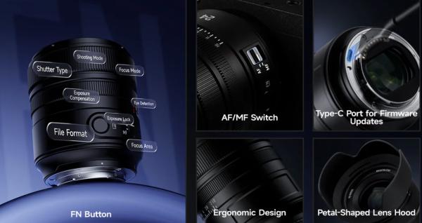 Brightin Star AF 24mm F/1.8 с автофокусом для Sony и Nikon