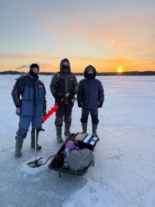 За судаком в морозный выходной. ОВХ, конечка тройки.