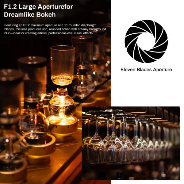 Pergear 50mm F/1.2 для кроп-камер стоит 100 долларов