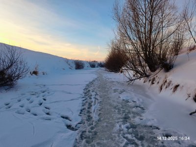 На малой речке снова.